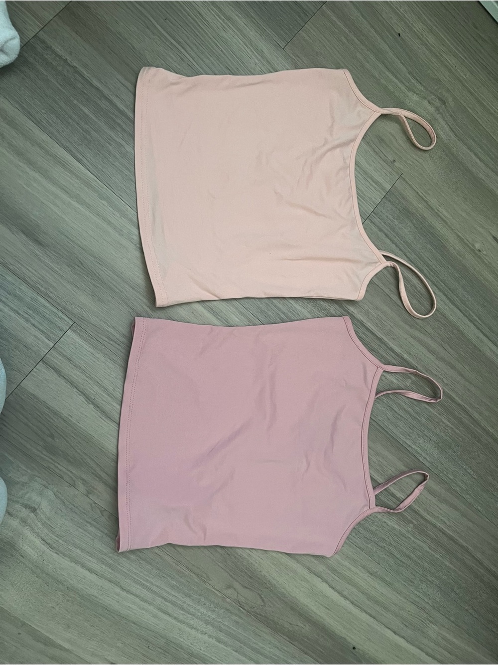 Streetwear Society Two-Pack Pink & Light Pink Spaghetti Strap Camisoles